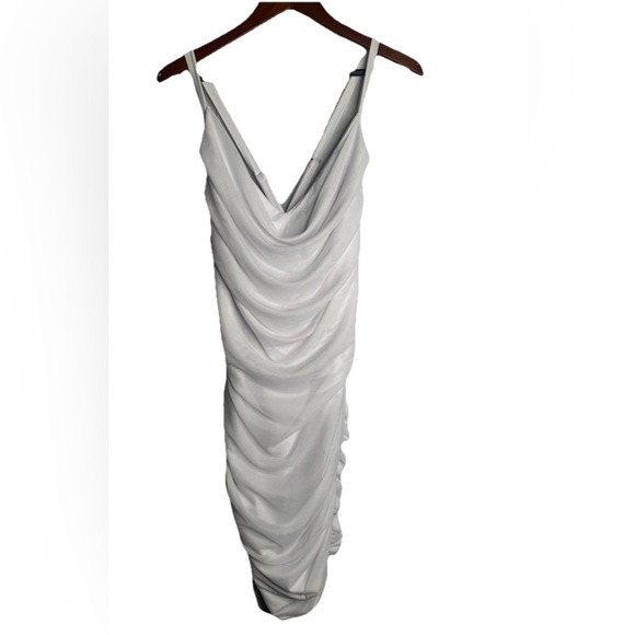Rebdolls  White Bodycon Dress Women’s Size 2x  (18-20) Mesh strerchy - Picture 1 of 12